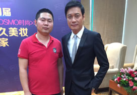 广州蓝图娱乐与明星合影